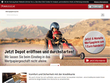 Tablet Screenshot of bankdirekt.at